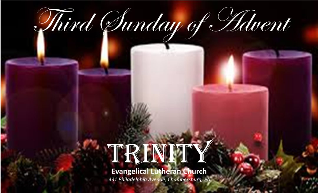 10 AM Traditional Worship Service – Third Sunday of Advent