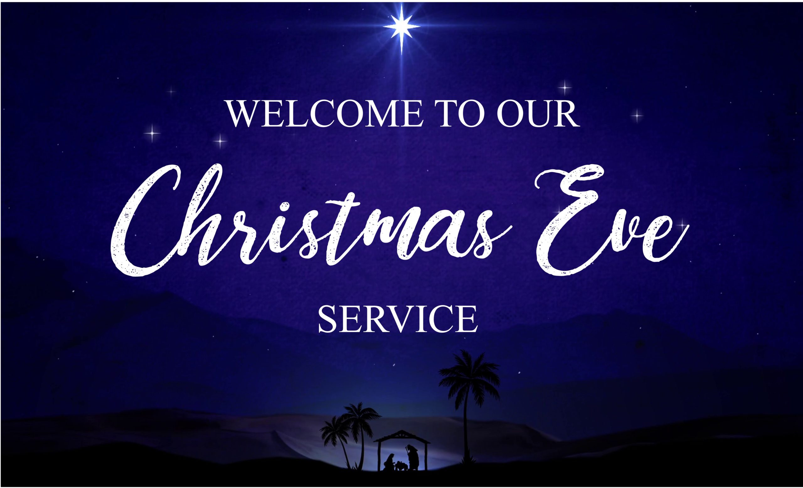 Streamed Christmas Eve Service Trinity Evangelical Lutheran Church